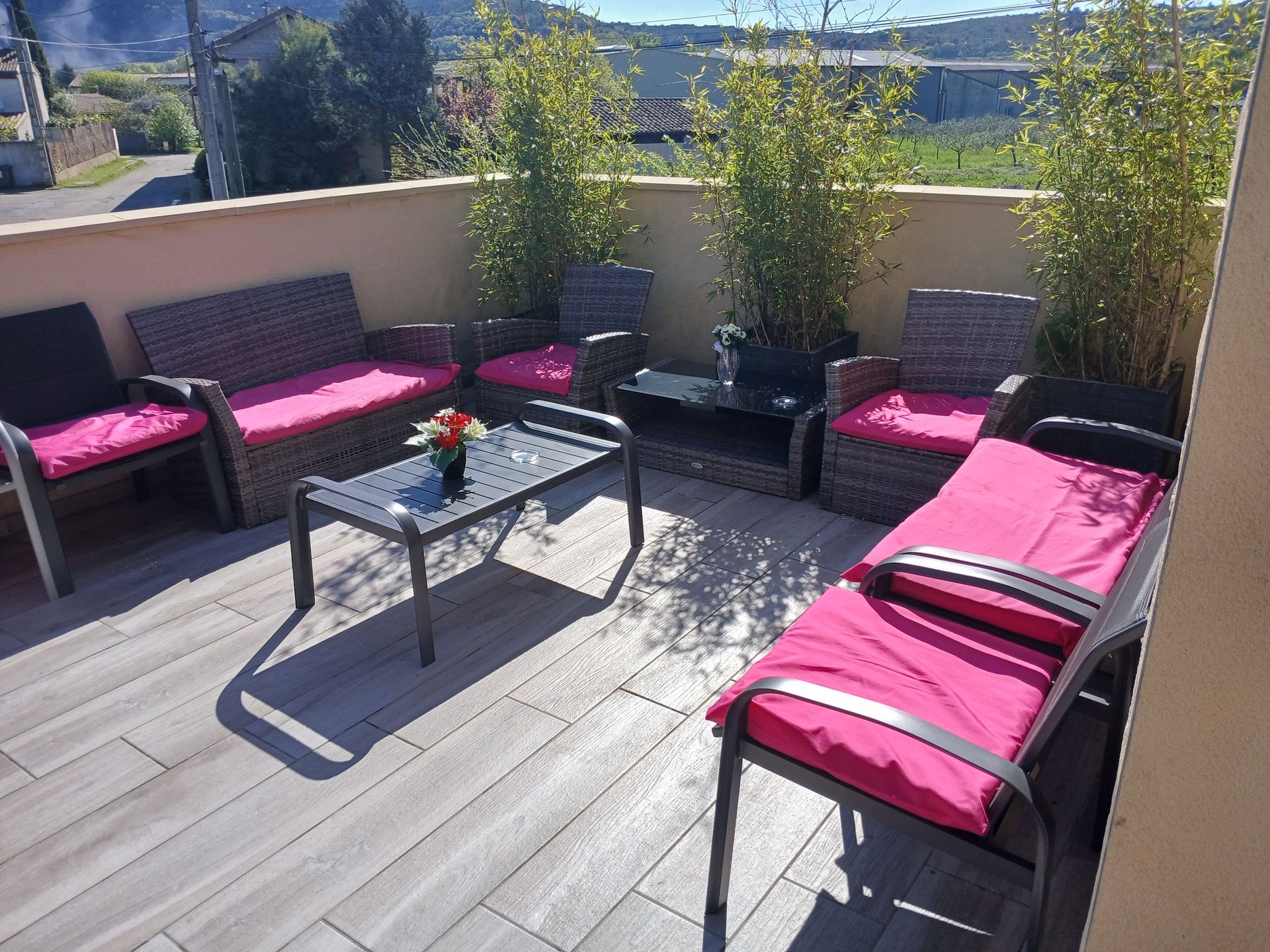 Coin salon terrasse
